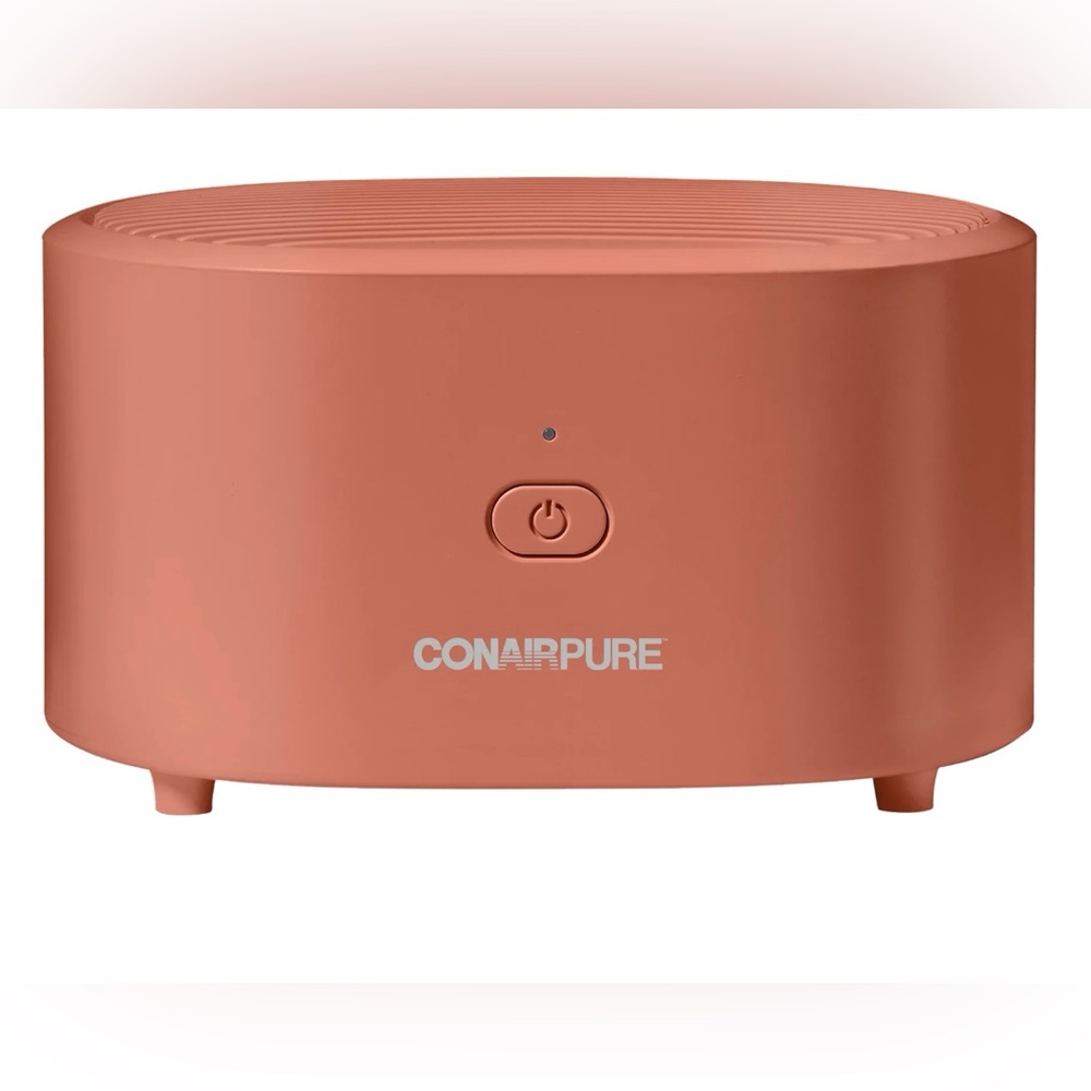 ConairPure Portable HEPA Air Purifier, 3 Fan Settings, Coral